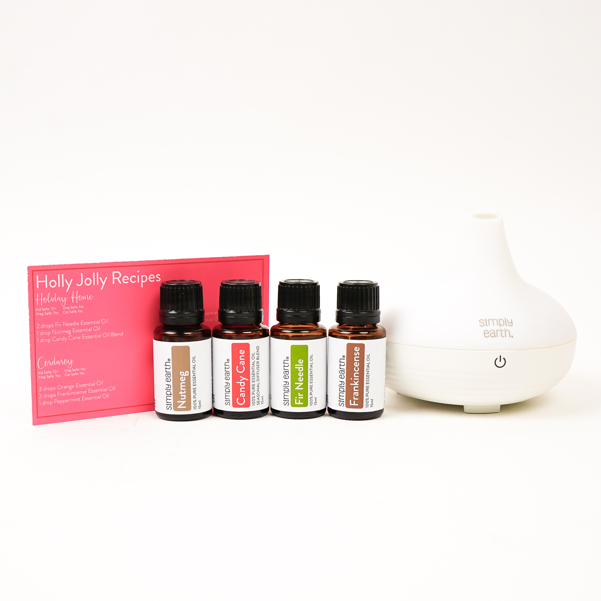 Holly Jolly Diffuser Set (4) Set:Deluxe (with diffuser)