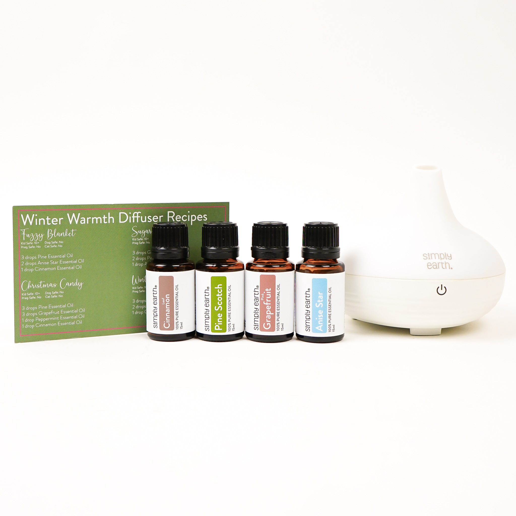 Winter Warmth Diffuser Set (4) Set:Deluxe (with diffuser)